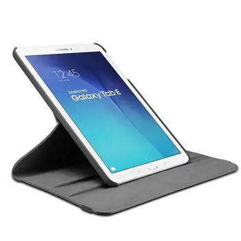 Ohišje za Samsung Tab E 8.0 SM-T377 Cover 360-Stopinjski Vrtečih PU Usnjena torbica za Galaxy Tab E 8inch T377 T375 T378 Tablet Stekla
