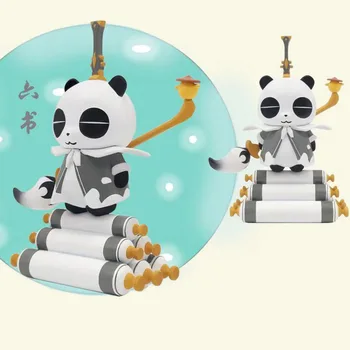 Opande Guochao Šest Umetnosti Opandee Panda Slepo Polje Serije Panda Lutka Tide Igra Dekoracijo Igrače