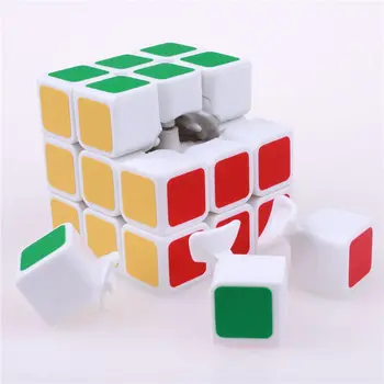 Original uganke 3x3x3 hitrost čarobne kocke pvc nalepka blok strokovno učenje izobraževalni kocka smešno igrače za Otroke