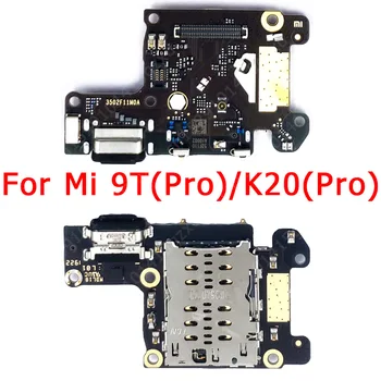 Originalno Polnjenje Odbor za Xiaomi Mi 9 USB Plug PCB Dock Priključek Flex Kabel Nadomestni Rezervni Deli Polnjenje Vrata za Moj 9 Mi9