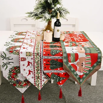 Prt Božični Dekor Rdeča Snežinka Božični Prt Banket Stroj Tabela Kritje Tekstilne Doma Dobave Božič Prt