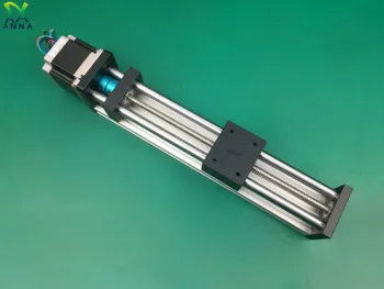 Robotsko roko palico žogo vijak linearni železniškega vodnik stran tabela pogona za cnc 500mm XYZ gibanja modul deli motorja usmerjevalnik kompleti