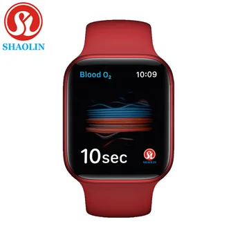 SHAOLIN Original Pametno Gledati Serije 6 za Ženske, Moške Bluetooth SmartWatch za Apple Watch iOS (iPhone, Android Telefon (Rdeči Gumb)