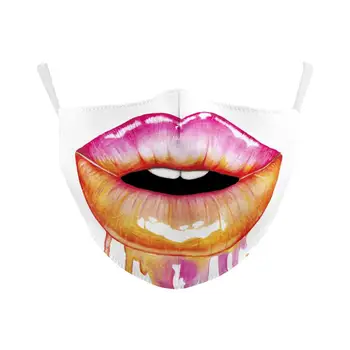 Smešno Klovn Velika Usta Smeška 3D Tiskanja Usta-žarilna Stranka Masko Za Odrasle Ponovno Stroj Tkanine Masko dodatki