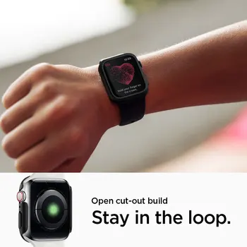 Spigen Tanek Fit Primeru za Apple Watch 6 / MP / 5 / 4 - Težko Tanek Lahek Pokrov