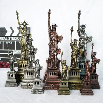 Spominki ZDA Kip Svobode Kovin Okraski Okraski Model Home Office Dekor Dekorativni Obrti Figurice Miniature Darilo