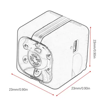 SQ11 Mini Kamera HD 1080P Night Vision Senzor Kamere Gibanja DVR Mikro Kamero Šport DV Video Majhne Kamere Cam SQ 11 CMOS