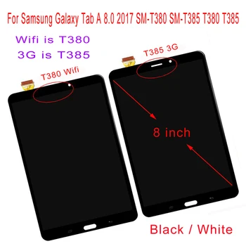 STARDE LCD zaslon za Samsung Galaxy Tab A 2017 8.0 SM-T385 T385 3G / SM-T380 T380 Wifi LCD-Zaslon, Zaslon na Dotik, Računalnike Sklopa 8