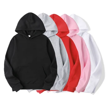 Style črno bela rdeča, roza, siva hoodie hip-hop ulične pomlad majica skateboard majica moški in ženske hoodies XS-3XL