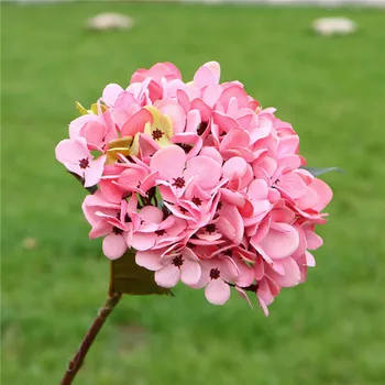 Svila Eno Hydrangea Umetne Rože za Poročno Dekoracijo Doma Dodatki, Vaze Dekoracijo Nevesta ima Cvetje Diy Obrti