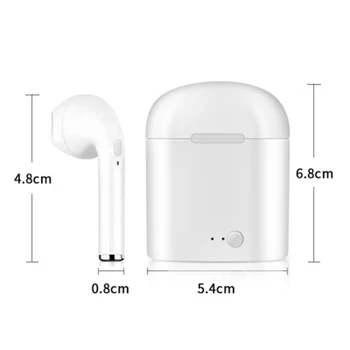 TWS i7s Brezžično Slušalko Bluetooth Slušalke Nepremočljiva Glasbo, Slušalke Športne Čepkov Poslovnih Slušalk Deluje na vseh Pametnih telefonih