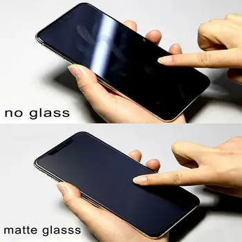 UGI Anti Vohun Mat Kaljeno Steklo Anti Glare Zasebnost Zaslon Patron Zasebnih Film 9H Na Za iPhone 11 12 Mini Pro Max X XR XMAX