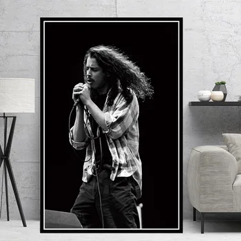 Vroče Chris Cornell Classic Rock Glasbene skupine Zvezda Olje, Slikarstvo, Umetnost, Poster Tiskanje Platno Stenske Slike Za Dnevna Soba Dekor картины