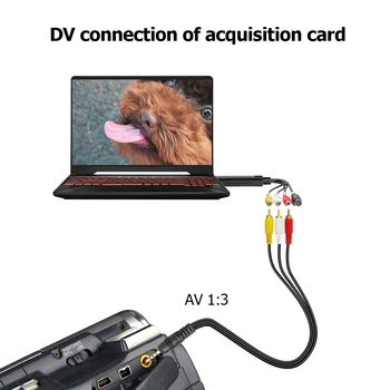 Willkey Prenosni Enostavno Skp USB2.0 Avdio in Video posnetki Sim Adapter za VHS Na DVD, Zajem Video Pretvornik Za Win7/8/XP/Vista
