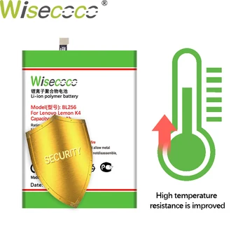 Wisecoco 4400mAh BL256 Baterija Za Lenovo Limone K4 Opomba K4note X3 Lite K51c78 A7010 Telefon +Številko za Sledenje
