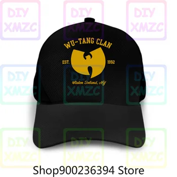 Wu Tang Clan Baseball Cap Je Bilo Ustanovljeno Leta 1992 Nov Izdelek Logotip Črni Klobuki