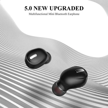 X9 TWS Bluetooth 5.0 Slušalke Mini Brezžična Čepkov Stereo Zmanjšanje Hrupa V uho 3D Zvok Šport Pohodništvo Slušalke Za Pametni telefon