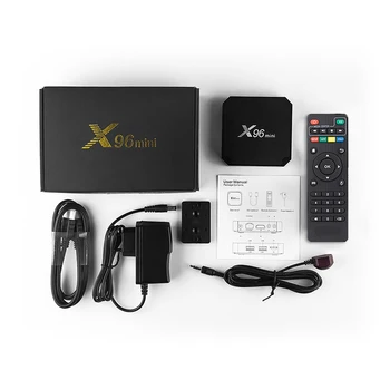 X96 Mini Android Smart 9.0 QHD TV Box 4K 1G 8G Amlogic S905W Core Quad 2.4 G Wifi 2G 16G TV Box X96mini Tvbox Set top Box