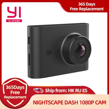 YI Nightscape Dash Kamera HD 1080P Avto DVR pa 2,4-palčni LCD-Zaslon 140 širokokotni Objektiv Night Vision nadzorno ploščo Kamere Vozila