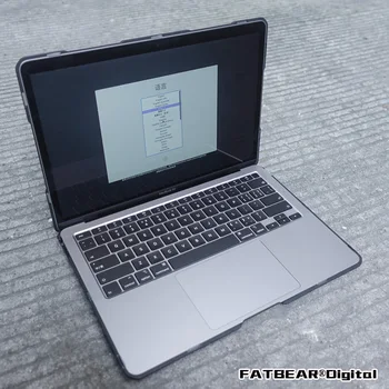 [za MacBook Pro Air 13-palčni] (2020) A2289 A2251 M1 A2338 FATBEAR Taktike, Krepak Shockproof Oklep Rezerve Vojaške Primeru Zajema