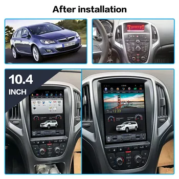 Za OPEL Astra J Obdobje 2012-Android 9.0 PX6 avto DVD predvajalnik, GPS multimedia Auto Radio avto navigator stereo sprejemnik magnetofon