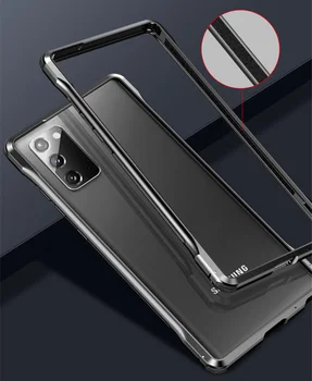 Za Samsung Galaxy Note 20 Primeru Kovinski Okvir Svetlobna Shockproof Aluminija Odbijača Zaščita Pokrovček za Samsung Note 20 Ultra Primeru