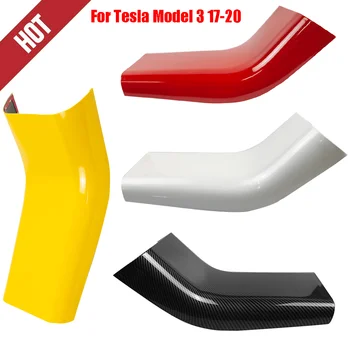 Za Tesla Model 3 2017-2020 Zadaj Air Vent Vtičnico ABS Anti-Umazan Pokrov Trim Rumena Rdeča Bela Ogljikovih Vlaken Slog 4 Barve
