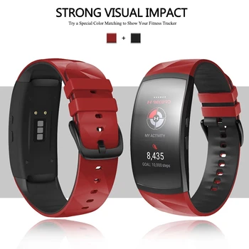 Zamenjava Manšeta Za Samsung Prestavi Fit 2 Pro Color Silikonski Watchband Za Samsung Fit2 SM-R360 Trak Anti-Izgubil Dodatki