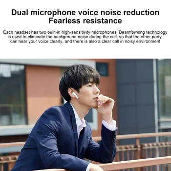 Zrak 2s TWS Brezžične Bluetooth Slušalke LED Zaslon Slušalke Z Dvojno Mic PK Zraka 2 SE Airdots Zmanjšanje Hrupa Slušalka Za Xiaomi