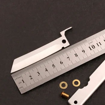 Žepni Nož DIY Kompleti 3 plast kovani iz nerjavečega jekla britev folding nož prostem pripomoček EOS ročno orodje nož