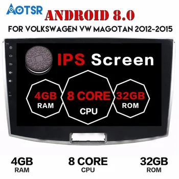 10.1 Inch Android 7.1 8.0 Avto GPS navi večpredstavnostnih Za Volkswagen Magotan 2012-2016 ne predvajalnik DVD-jev magnetofon enota avto radio