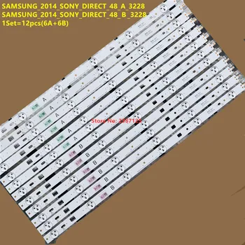 12pcs/komplet LED trakovi za za KDL-48R480B SAM SUNG__SO NY_DIRECT_48_A_3228 LM41-00091N LM41-00091P