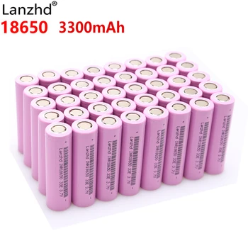 18650 40PCS Polnilna Litij-ionska litij Baterija 30a 3300mAh baterije Li ion, 3.7 v litijeve baterije 18650VTC7 baterije na debelo