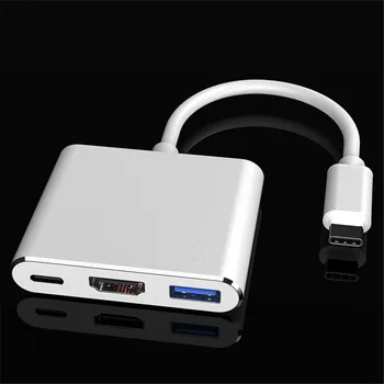 1Pcs Strele 3 Adapter USB Tip C Središče za HDMI 4K Podporo Samsung Dex način USB-C Dock s PD za MacBook Pro/Zrak 2020