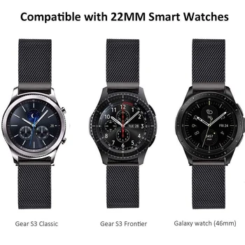 20 mm 22 mm Usnje Pasu za Samsung Galaxy Watch 42mm Watch Band za Garmin Vivoactive3 za Huawei Watch 2/Amazfit Bip Trak