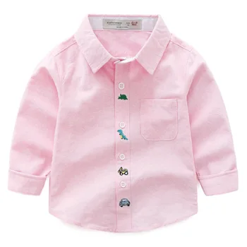 2018 jeseni prvotne blagovne znamke otroška oblačila za fantka, otroka prag vezenje srčkan risanka vezenje dolgo sleeved majica