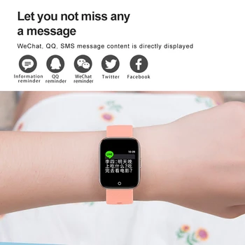 2019 Novi Barvni OLED pametno gledati moški ženske Za iPhone Srčni utrip, krvni tlak fitnes tracker IP68 vodotesen šport smartwatch