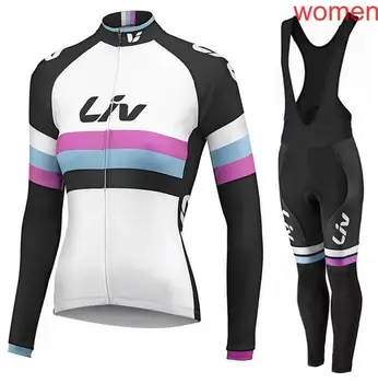 2020 Liv Ženske long sleeve kolesarjenje dresov MTB kolesarske nogavice Bicicleta gorsko kolo oblačila
