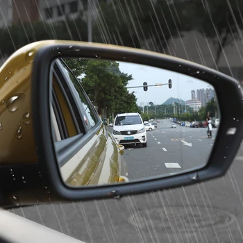 2PCS Anti Meglo Okno Avtomobila Jasno Filma Avto Rearview Mirror Film Za Volkswagen Polo Virtus MK6 AW 2018-Danes Nepremočljiva Nalepke