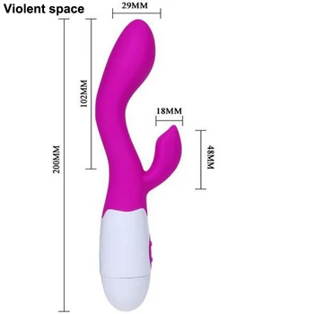 30 Hitrosti Vibratorji za ženske Klitoris stimulator Rabbit Vibrator sex igrače za žensko AV Čarobno palico Vibromasseur Sextoy femme