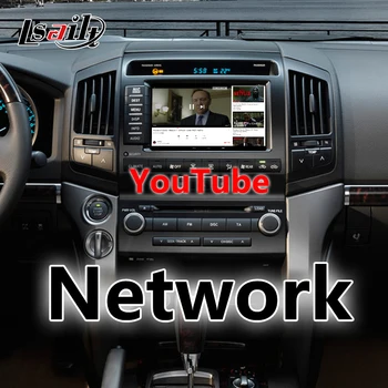 4 GB Android 9.0 gps navigacija&carplay video vmesnik za Land Cruiser LC200 2013-20 podporo Andriod Auto , youtube