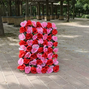 40x60cm Umetno rose stensko dekoracijo Poroke dobave Cvet Steno Romantično Poroko Ozadje Dekor Poroka Doma Dekor