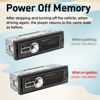 5209E 1-DIN Avto Avdio Centralne FM Avtomobilski Stereo sistem Avtomobilski Stereo Bluetooth AUX TF USB, FM Radio Sprejemnik in-Dash Vodja Enote