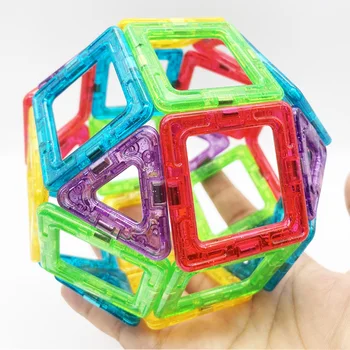 54PCS Mini Magnetni Bloki za Gradnjo Magnetni Oblikovalec Opeke Set Model & Stavbe Igrače Izobraževalne Igrače za Otroke Darila
