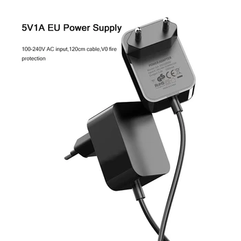 5V1A EU za izmenični Tok 3.5x1.35 mm 5.5x2.1mm 5.5x2.5mm Jack CE/GS RoHS Certificirani 1,5 m Kabel 5W Polnilec za Telefon Usmerjevalnik, ZVEZDIŠČE USB