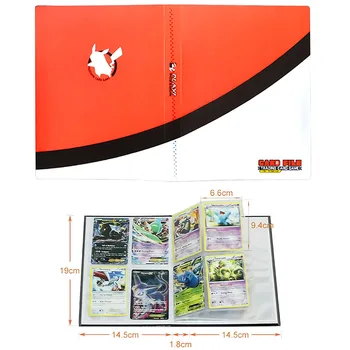 80/240PCS Pokemon Karte Album Knjiga Risank Anime Igra Kartice EX GX Zbiralci Mapo Imetnik Vrh Naložen Seznam Cool Igrače Darilo Za Otroka