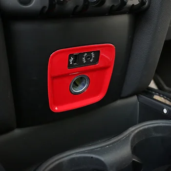 ABS Avto Vžigalnik USB, AUX Konzole Plošča Okvir Trim Kritje Nalepke Za Mini Cooper Countryman F60 Notranja Oprema