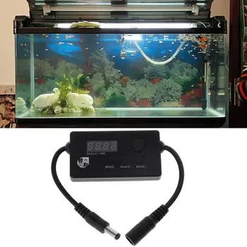 Akvarijske Luči LED Dimmer Krmilnik Modulator Inteligentni Čas Zatemnitev Sistem Fish Tank