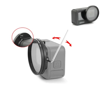 Aluminij zlitine 52 mm UV Leče Filter Ac Obroč Objektiva Okvir Za GoPro Hero 9 delovanje Fotoaparata Dodatki