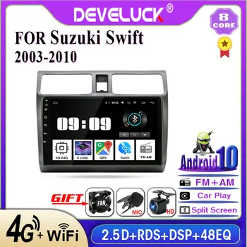 Android 9.0 2din avtoradio Večpredstavnostna video Predvajalnik Navigacija GPS IPS Za Suzuki Swift 2003 2004 2005-2010 8 jedro Ne 2 din 4G